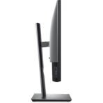 מסך Dell UltraSharp U2520D — פרופיל צד עם חיבורי USB-C ו-USB